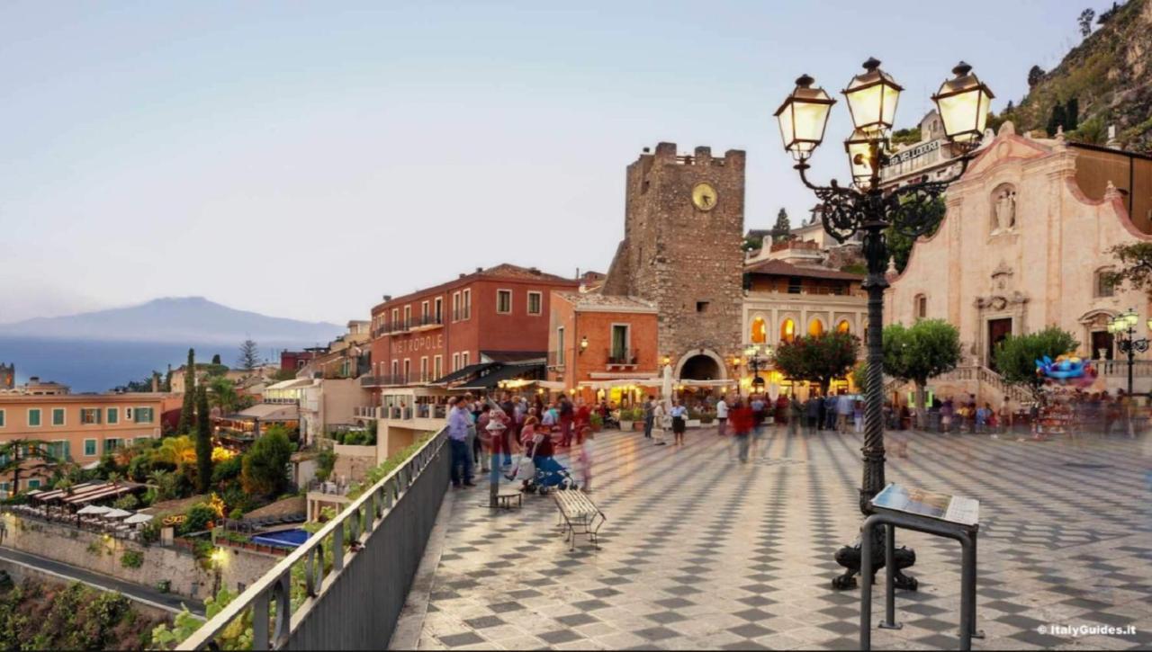 Greek Theater - Sea View Apartment Taormina Bagian luar foto