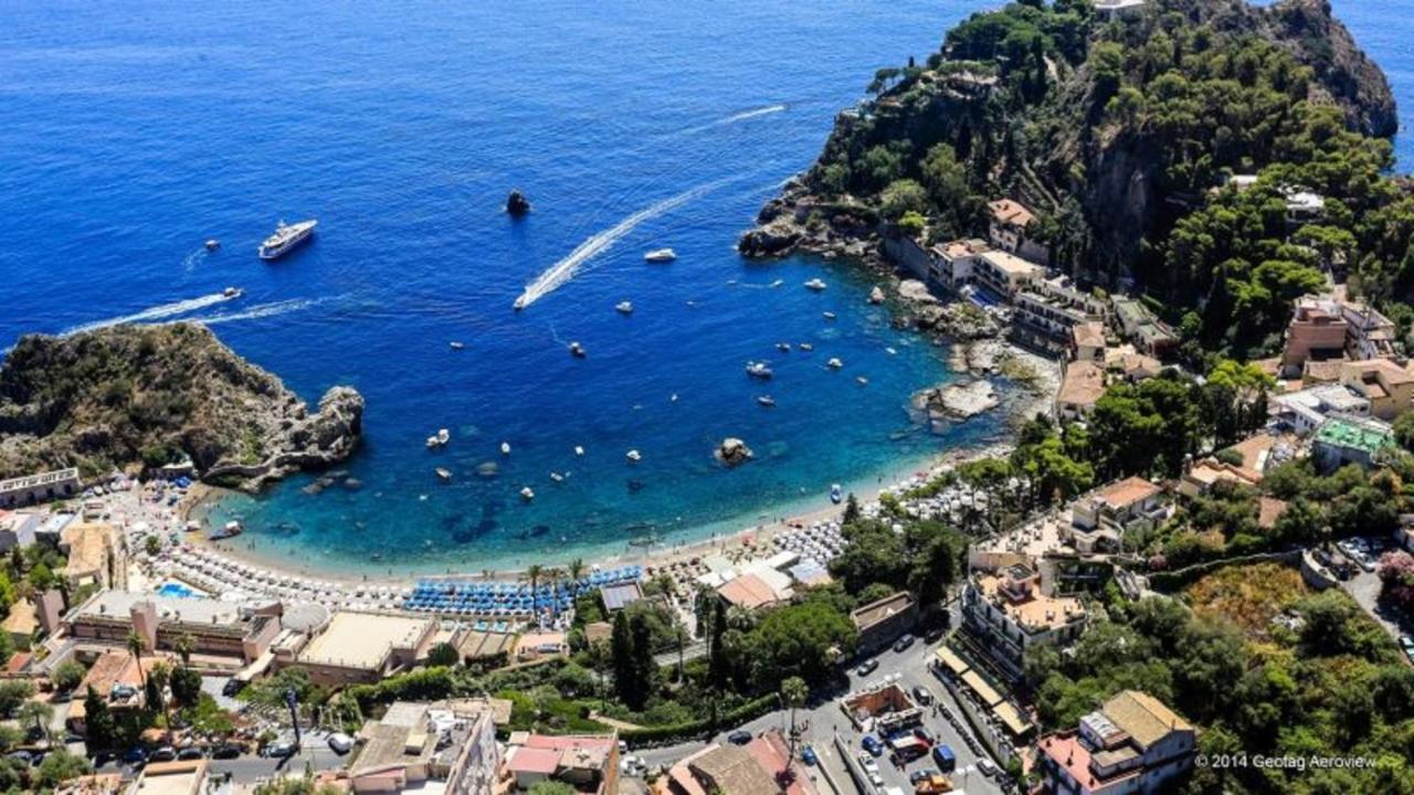 Greek Theater - Sea View Apartment Taormina Bagian luar foto