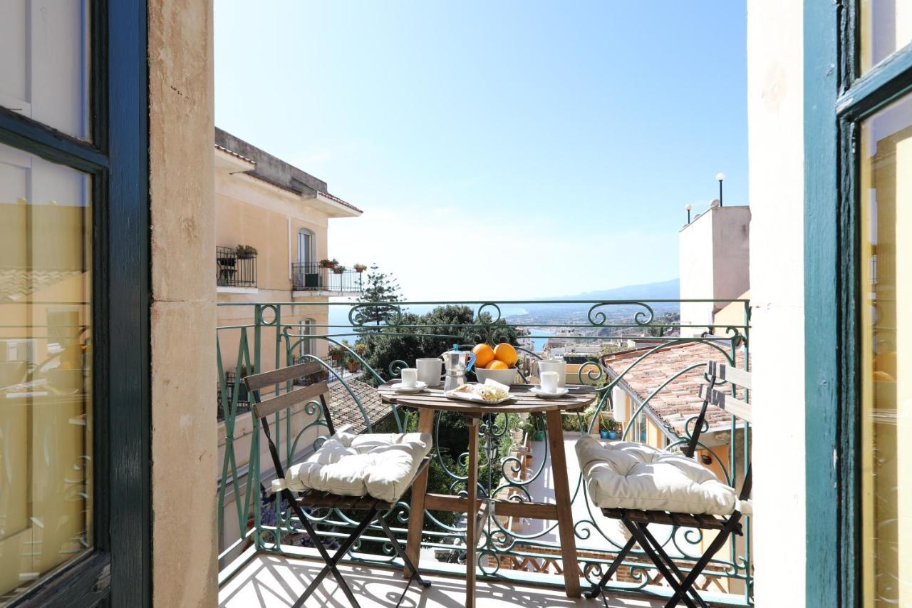 Greek Theater - Sea View Apartment Taormina Bagian luar foto