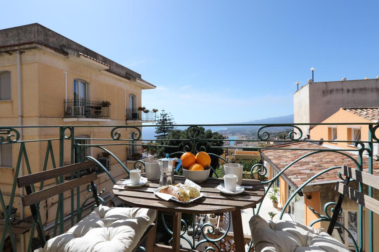 Greek Theater - Sea View Apartment Taormina Bagian luar foto